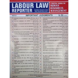 Labour Law Reporter [LLR] with free HRD & Labour Referencer 2026 Subscription
